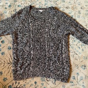 Garage cable knit sweater